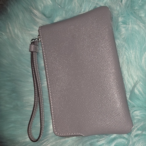 coach grey wristlet nwot - Picture 2 of 3